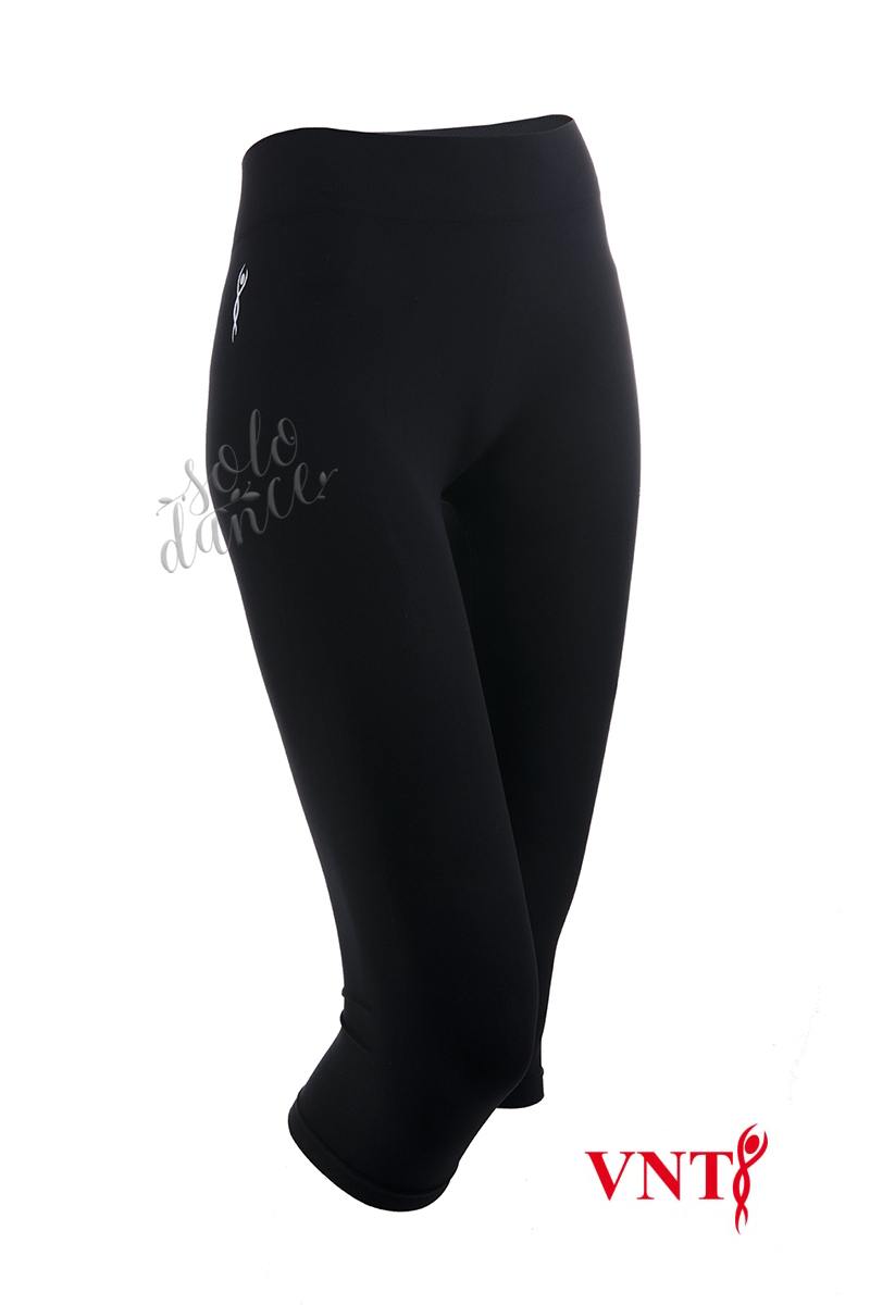 7/8-length leggings Capri Venturelli SOLO PASTORELLI 06PA1602 black size XS (134)