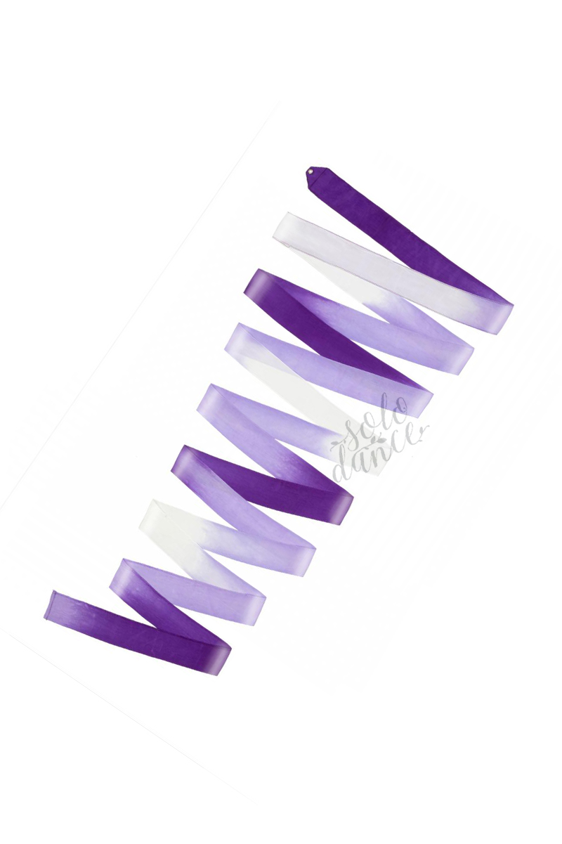 Multicolor Competition Silk Ribbon AMAYA 5 m 33027002 White-Lilac -Purple FIG