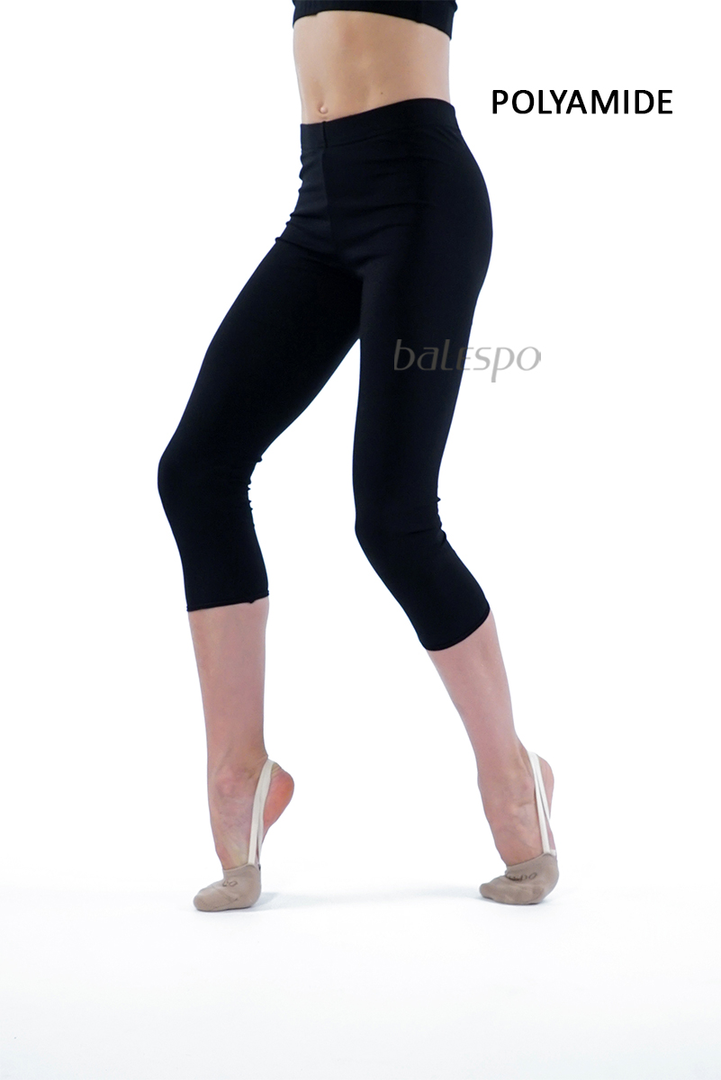 7/8-length leggings BALESPO ВС 530-200 (polyamide) black size 44 (164)