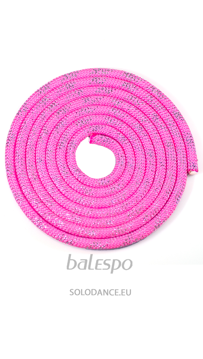 Gymnastic rope METALLIC neon pink 3 m