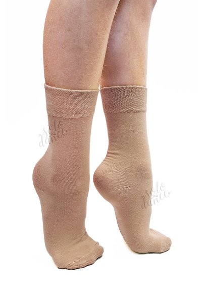 Dance socks BALESPO SK20.1 nude color size 35-38
