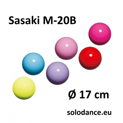 Rhythmic gymnastics ball Sasaki M-20B ROP 17 cm